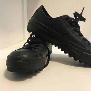 Converse black sneakers